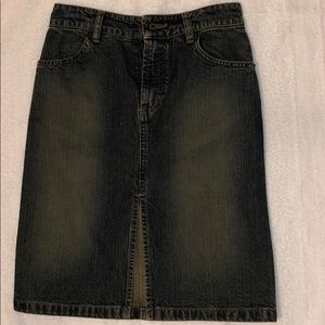 Armani exchange denim skirt